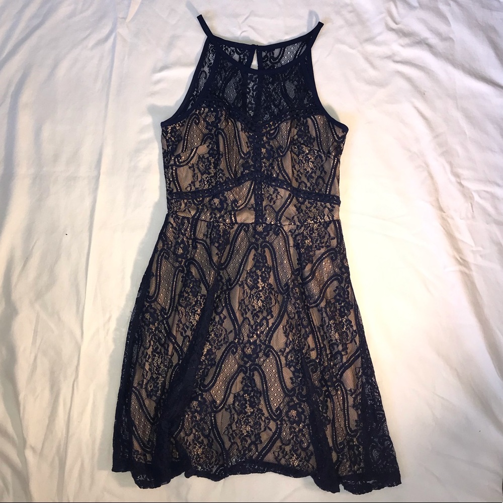Blue Lace Dress